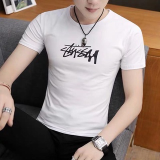 New fashion LILee เสื้อยืดคอกลม เสื้อยืดแขนสั้น ผู้ชาย เป็นเนื้อCOTTON 100% Mens Short Sleeve T-Shirt