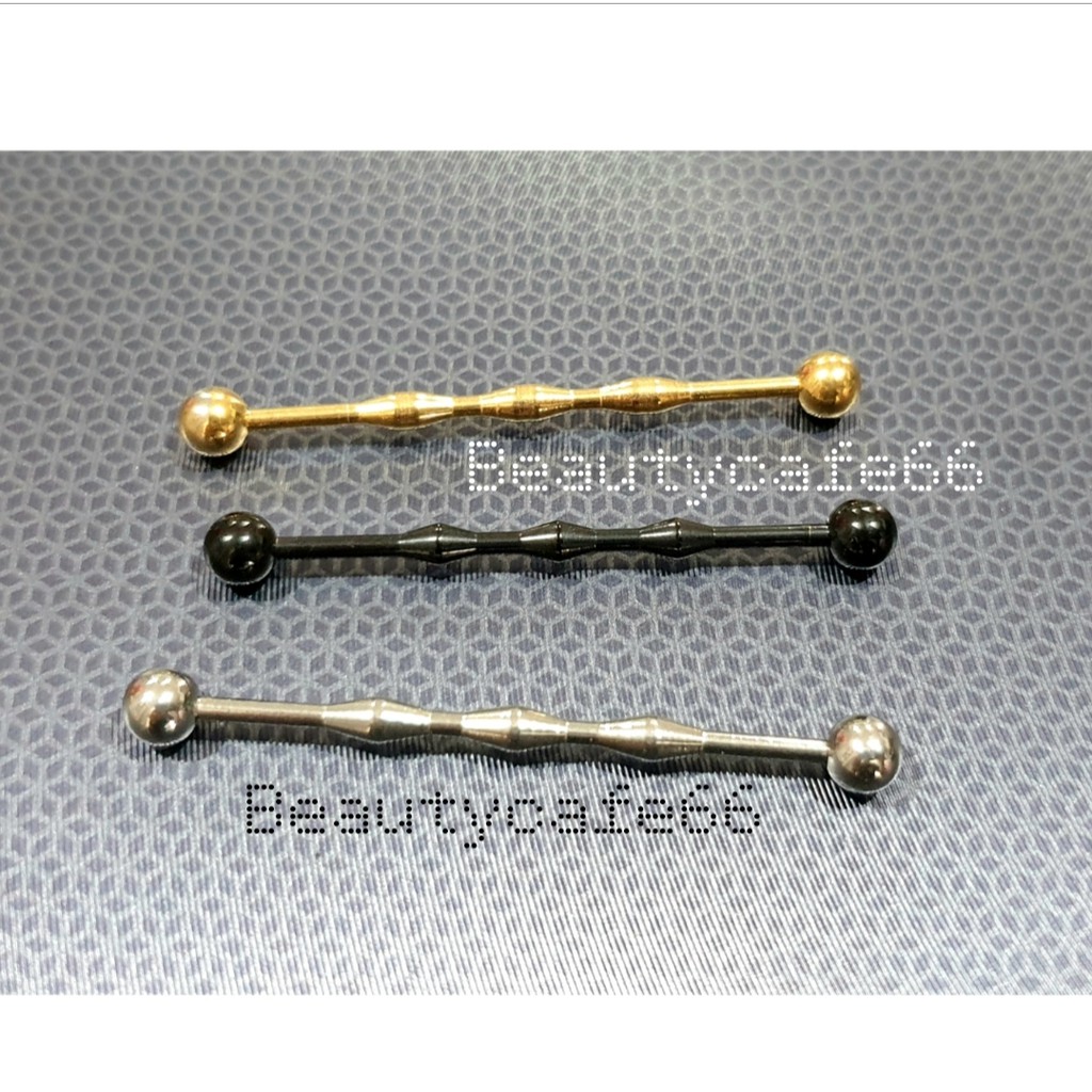 (1 ข้าง) จิวดามหู Industrial 1.6 จิวก้านยาว จิวหู สแตนเลสแท้ 316L Stainless ราคา ถูกที่สุด ดีลบีเคเค แกลเลอรีภาพที่ 6