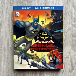 📀Blu-ray แผ่นบลูเรย์ การ์ตูน Batman Unlimited: Animal Instincts - DC Comics Original Movie(แผ่นแท้ มือ 2 จาก US)🦇