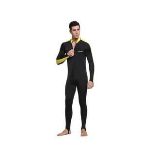 CRESSI 1MM ALL IN ONE WETSUIT - MAN BLACK/YELLOW