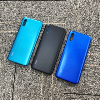 ใหม่ ฝาครอบแบตเตอรี่ 9A 6.53 นิ้ว พร้อมโลโก้ แบบเปลี่ยน สําหรับ Xiaomi Redmi 9A