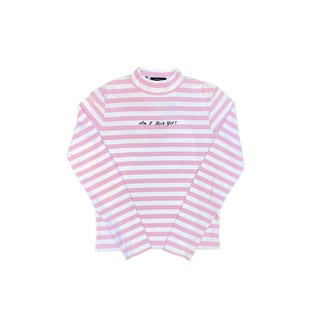 เสื้อยืดผ้าฝ้ายพิมพ์ลายแฟชั่น LAZY OAF SALE"AM I RICH L/S"