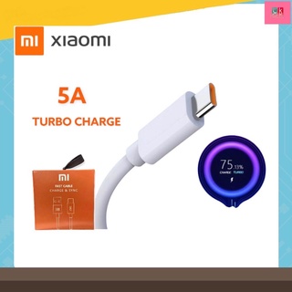 สายชาร์จXiaomi TypeC 5A ชาร์จด่วน ชาร์จเร็ว รองรับ Tuebo Charge Redmi Note10pro Note10S Note9S K30 pocoX3