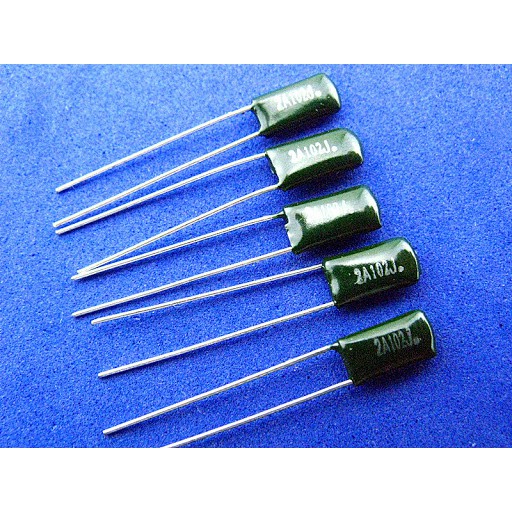 Conenser/Capacitor  C2A102J 1NF100V POLYESTER แพ็ค 3 ตัว