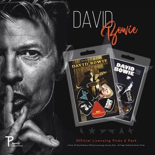 Perris "David Bowie" Pick Set ปิ๊กกีตาร์ลิขสิทธิ์แท้ Official Licensing