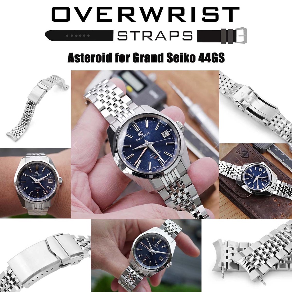 สายนาฬิกา Strapcode รุ่น 19mm Asteroid Watch Band for Grand Seiko 44GS