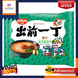 นิสชินราเมน ทงโกะสุเผ็ด 100ก.NSSIN RAMEN HOT TONKOTSU 100 G.