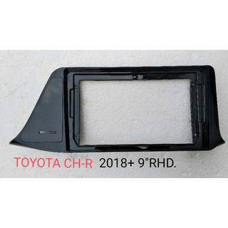 หน้ากากวิทยุ TOYOTA CH-R ปี2018-2020สำหรับจอ android9"