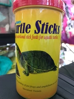 อาหารเต่า Turtle Stick ขนมเต่า อาหารเต่าน้ำ อาหารเม็ดเต่าน้ำ อาหารตะพาบ Turtle Sticks 3 ขนาด