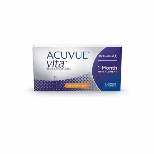 Acuvue Vita for Astigmatism คอนแทคเลนส์ใสรายเดือนสำหรับสายตาเอียง