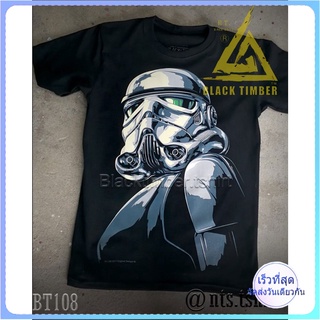 BT 0 Death Trooper Rogue one เสื้อยืด สีดำ BT Black Timber T-Shirt ผ้าคอตตอน สกรีนลายแน่น S M L XL XXL