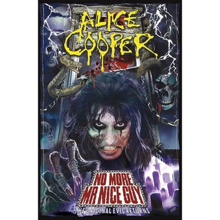 Alice Cooper 5  Magnet fridge Rock Band Music Metal  แผ่นแม่เหล็ก ติดตู้เย็น ของสะสม 5มิล วงดนตรี ของขวัญของฝาก ที่ระลึก