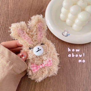 เคสตุ๊กตากระต่ายน่ารัก พร้อมตะขอเกี่ยว กันตก สําหรับ airpods 1 2 3 pro