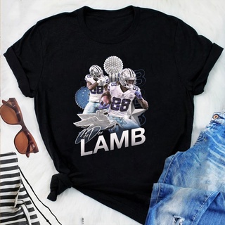 มาใหม่ เสื้อยืดลําลองแฟชั่น แขนสั้น คอกลม พิมพ์ลาย Ceedee Lamb