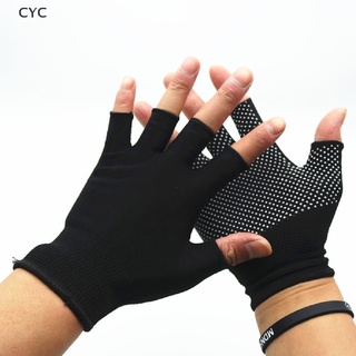 CYC Half Finger Breathable Riding Cycling MTB Hiking Fitness Knitted Antiskid Gloves CY