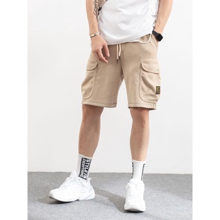 Riff Rock Cargo Sweat Shorts | กางเกงขาสั้นเอวยืด เนื้อผ้า Cotton-Knit หนา-นิ่มไม่เป็นขุย