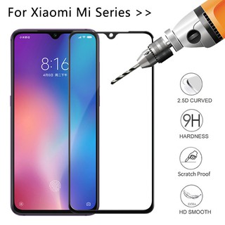 ฟิล์มกระจกแบบเต็มจอกันรอยหน้าจอสําหรับ Xiaomi Mi 11T 11 Ultra Pro Poco M2 X3 NFC F2 Note 10 10T Lite CC9 Pro Mix 4 Max 2 2S 3 Full Cover Tempered Glass Screen Protector Film