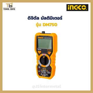 INGCO มัลติมิเตอร์ดิจิตอล 1,000V รุ่น DM750