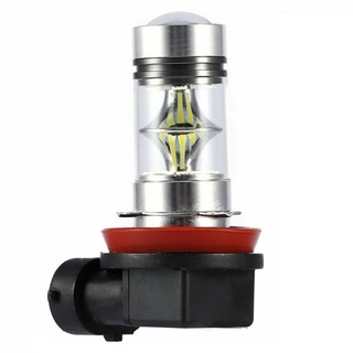 Llkqq H8 H11 หลอดไฟตัดหมอก Led 3030SMD 1200LM 6000K สีขาว 12V 24V