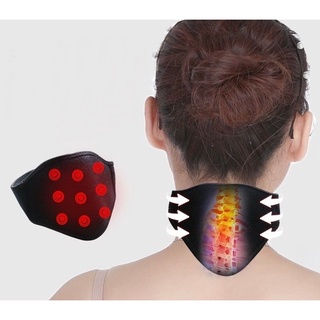 แผ่นสวมต้นคอลดปวด พลังแม่เหล็ก Magnetic neck pain relief