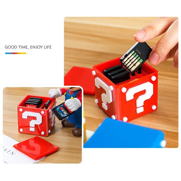 กล่องเก็บการ์ดเกม Nintendo Switch 12 Cards (8 cards NSW, 4 memory cards)