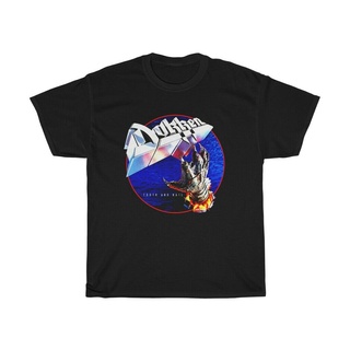 เสื้อยืดคอกลมใหม่ เสื้อยืด ผ้าฝ้าย พิมพ์ลาย Into The Fire Dokken สําหรับผู้ชายS-5XL