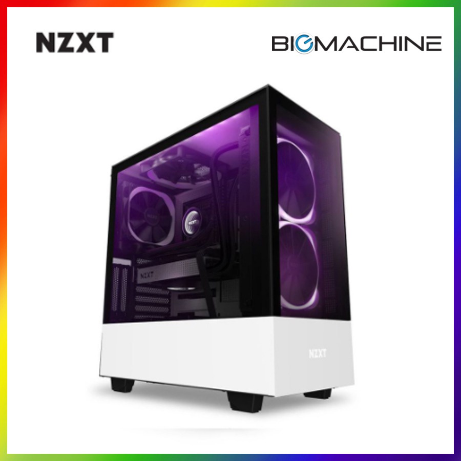 NZXT H510 Elite - เคส ATX Mid-tower Premium Compact (สีดํา/ขาว)