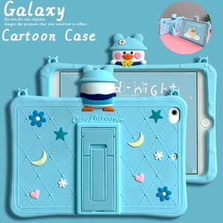 Samsung Galaxy S6 lite P610 P615 Tab A with S Pen 8.0 2019 A7 10.4 T500 T505 T507 P200 P205 T295 T290 T295C T297 เปลือก Cartoon Cute Donald Duck Soft TPU Case เคสซิลิโคน เปลือกการ์ตูน