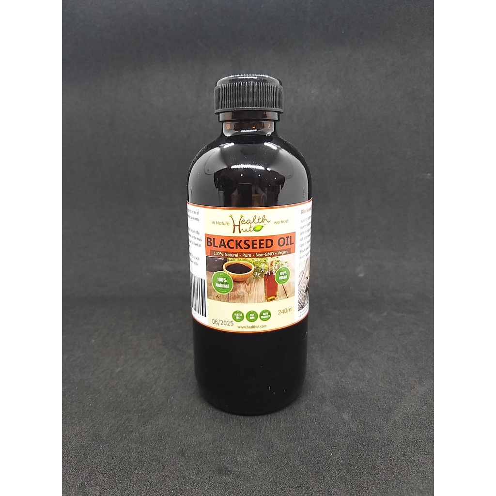 น้ำมันยี่หร่าดำ​ Black Cumin Seed Oil 240 ml.(keto)