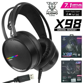 หูฟังเกมส์มิ่ง NUBWO X98 Gaming Headset 7.1 Virtual Surround หูฟังสำหรับเล่นเกมส์