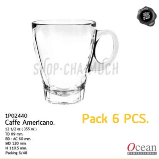 **โปรดอ่าน**  แก้วมักกาแฟ Americano Caffe 355 มล. และ จานรอง จานรองแก้วกาแฟ Caffe 5.75 นิ้ว (Pack 6) Ocean