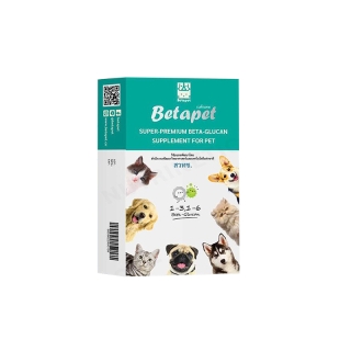 Betapet อาหารเสริมภูมิคุ้มกันจากเบต้ากลูแคน งานวิจัยจาก สวทช. สำหรับสัตว์เลี้ยง หมา แมว 100ml