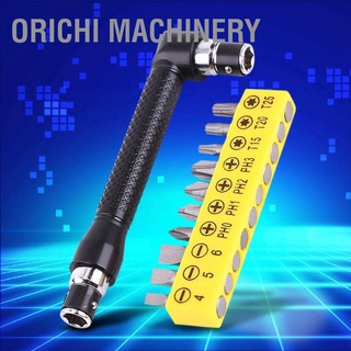 Orichi Machinery L-Shape 1/4 นิ้วอุปกรณ์เครื่องมือประแจไขควงแบบหกเหลี่ยม