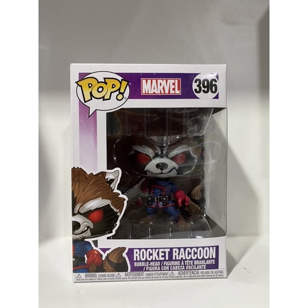 Funko Pop Rocket Raccoon Marvel Guardians Of The Galaxy Exclusive 396