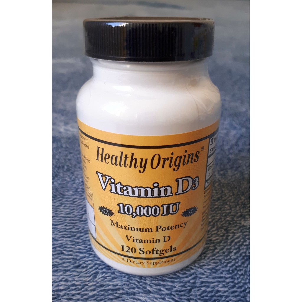 ว ตาม นด 3 Vitamin D3 1 000 10 000iu Healthy Origins เสร มภ ม ต านทาน บำร งกระด ก Shopee Thailand