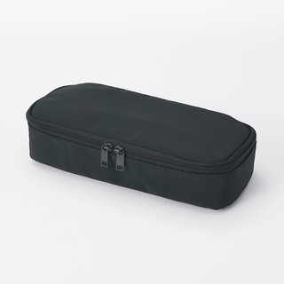 MUJI (มูจิ) กระเป๋าใส่ปากกาดินสอสีดำ Polyester 19 x 8 x 4.5 cm