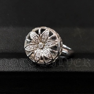 แหวนดอกไม้ ฝังเพชร Sterling Silver 925 NSRG2293