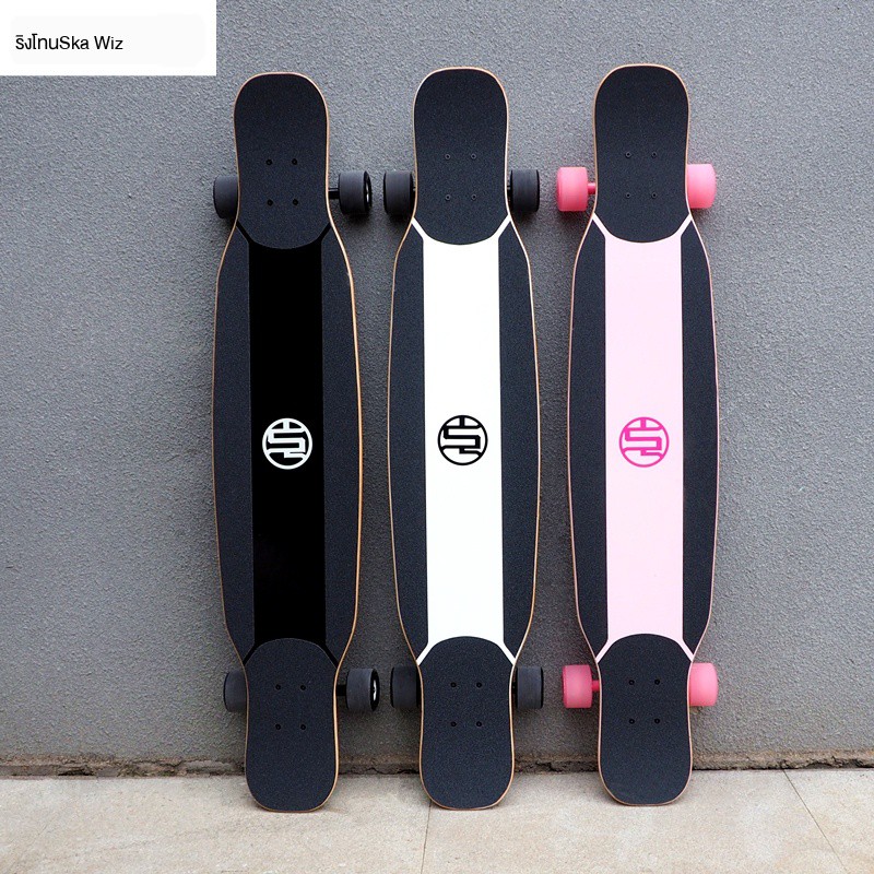 SKAWIZ Longboard Skateboard Professional Board Pinghua Dancing Dance Beginner Adult Street Scrubbing Road 