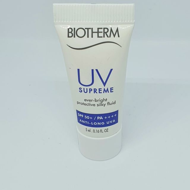 Biotherm UV Supreme 50+SPF/PA+++ Anti-Long UVA 5ml ผลิต 2019 แท้ 100%
