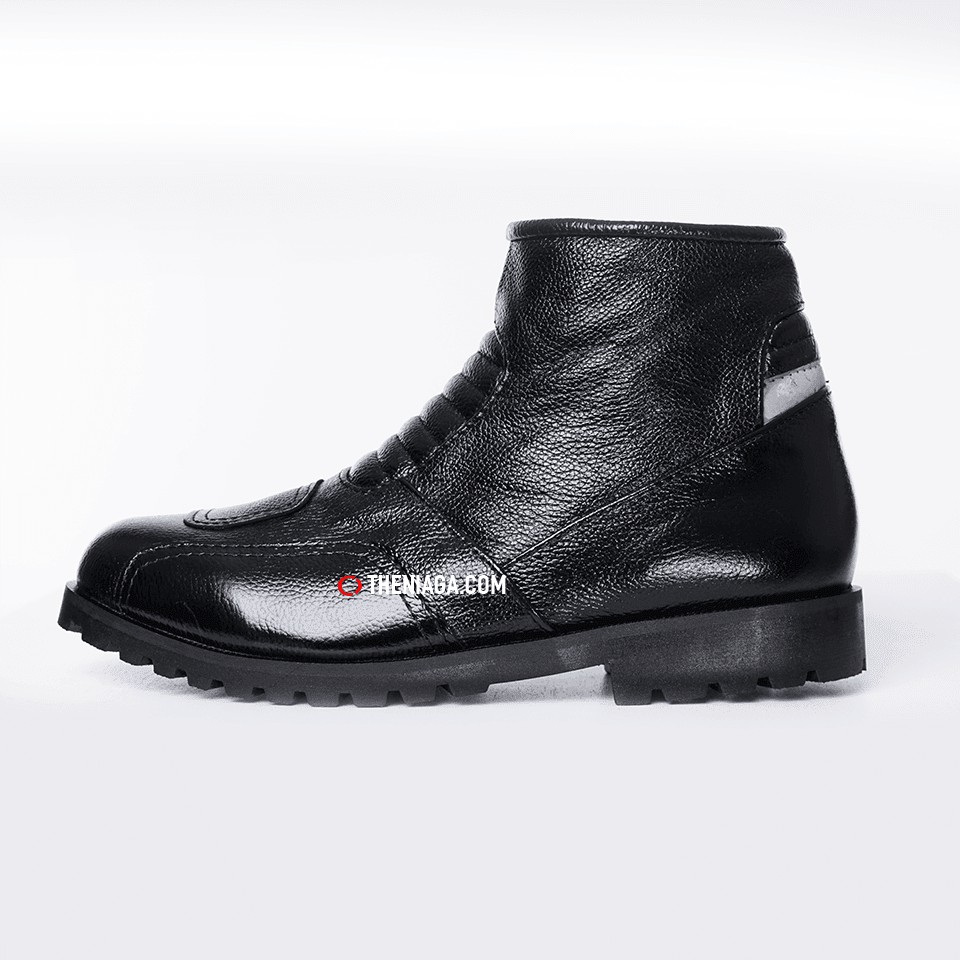 Kasut Kulit Motor Rider Mid Cut Leather Boots 5010"6 - 6 Inchi Free Pos