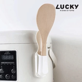 LUCKY HOME ที่เก็บทัพพีตักข้าวและทัพพีตักข้าว R-2358/R-2360
