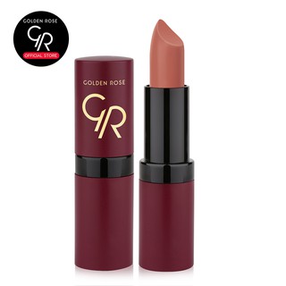 โกลเด้น โรส เวลเวท แมท ลิปสติก 4.2ก. เบอร์ 27 Golden Rose Velvet Matte Lipstick 4.2g No.27 สีส้มนู้ด