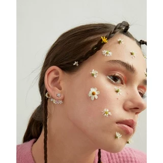 Julys - dahlia earrings