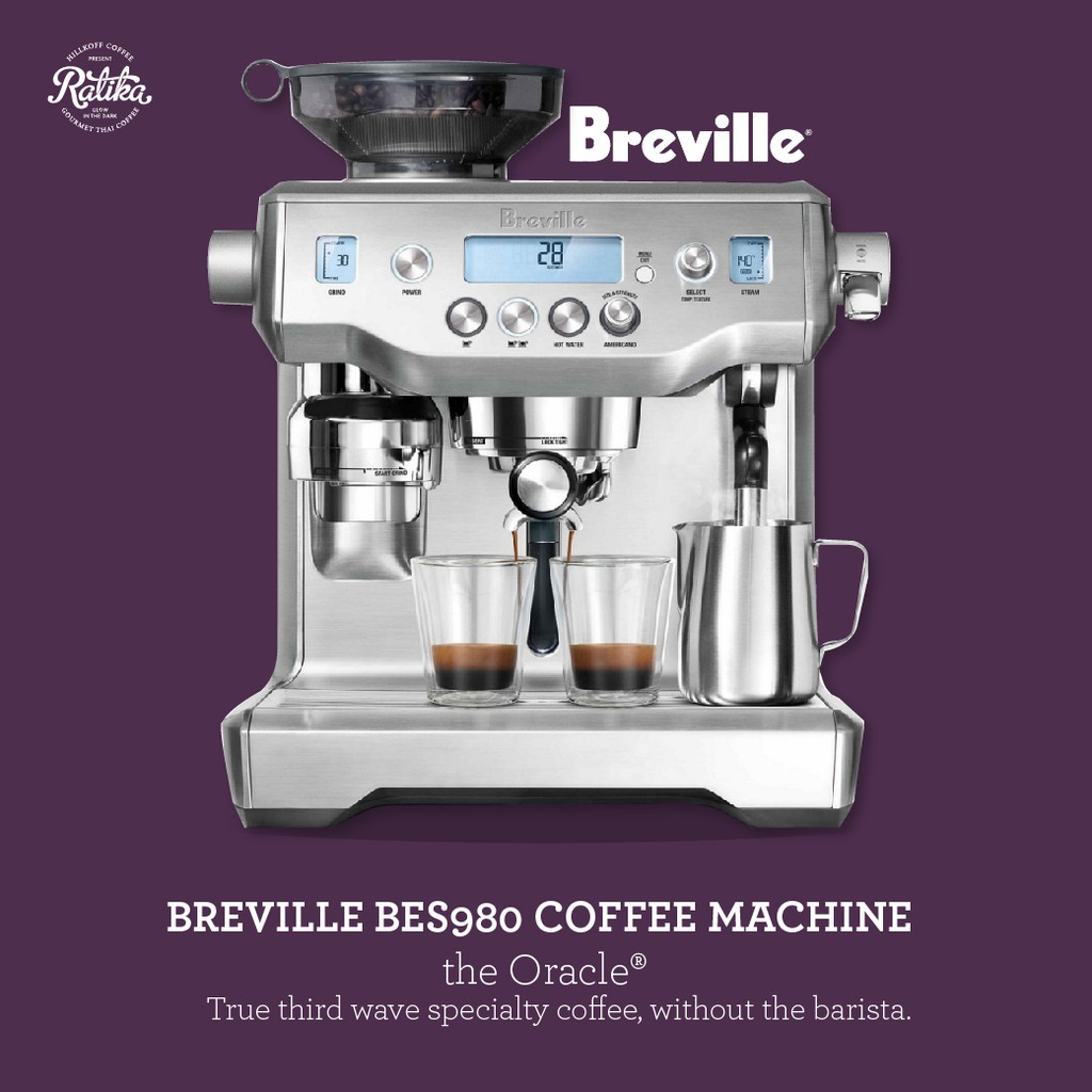 Ratika เครื่องชงกาแฟ Breville BES980 The Oracle Shopee Thailand