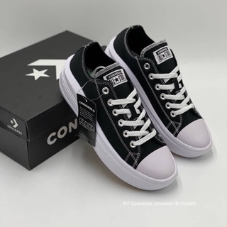 🚩  Chuck Taylor All Star Move Platform Black สีดำส้นหนา สินค้าพร้อมกล่อง มีเก็บปลายทาง