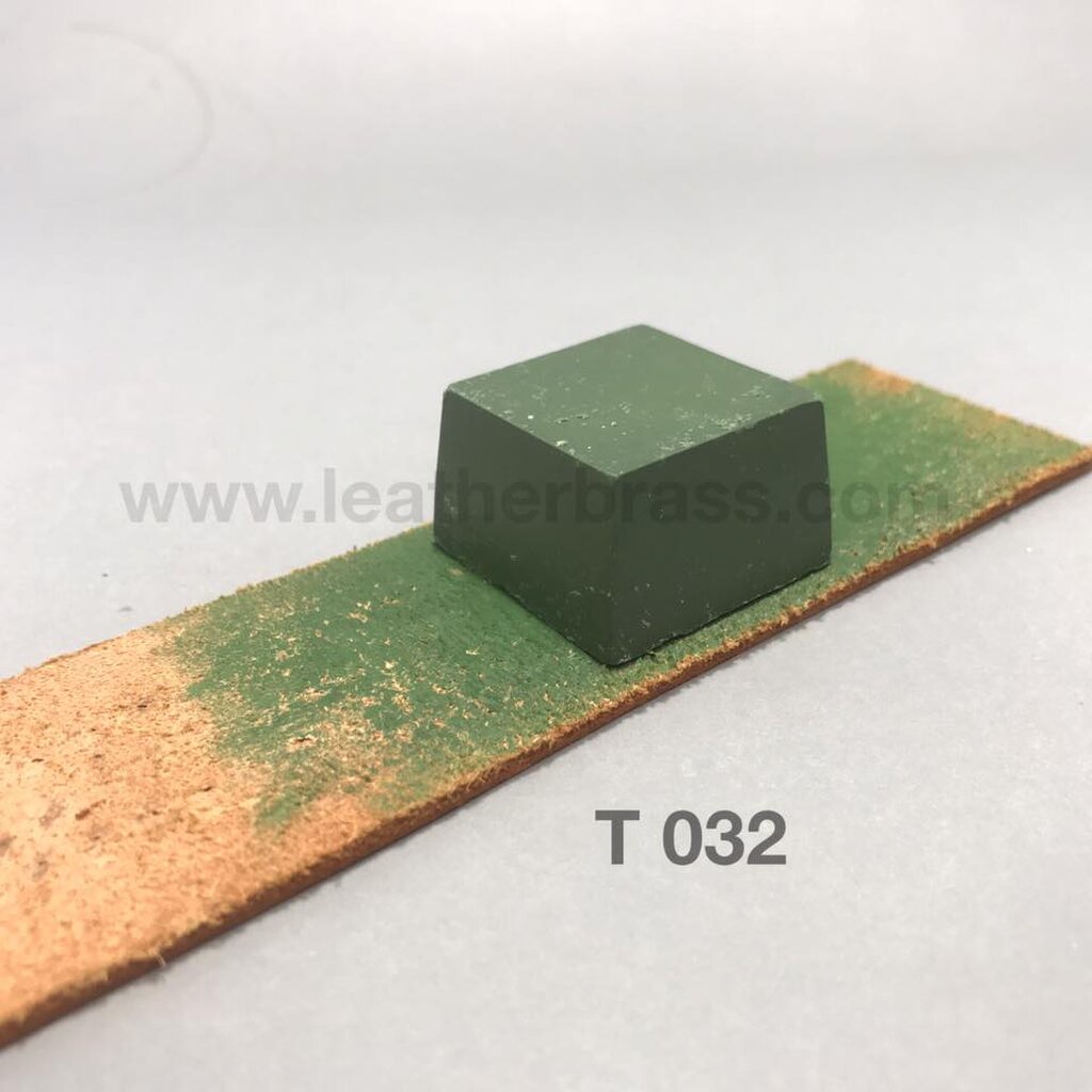 T032 ก้อนเขียวลับคมใบมีดปาดหนัง อุปกรณ์งานหนัง อุปกรณ์ DIY T032**ราคาต่อชิ้น**