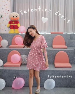 Valentine dress by cottongarden.bkk อัพเดตลายใหม่ในแชท