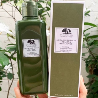 ของแท้💯 น้ำตบOrigins Mega Mushroom Relief &amp; Resilience Soothing Treatment Lotion 200ml.