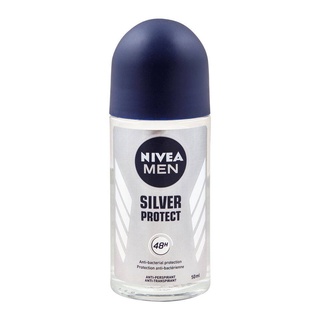 Nivea นีเวีย เมน ซิลเวอร์ โพรเทค โรลออน 50 มล. (4005808010196)