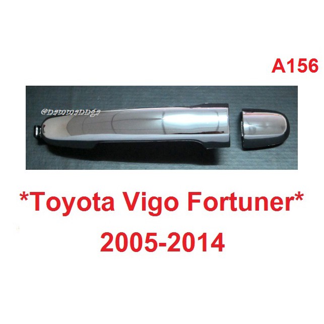 อะไหล่ ไม่มีรูกุญแจ มือเปิดประตู Toyota Vigo Fortuner 2005-2014 โตโยต้า วีโก้ ฟอร์จูเนอร์ มือเปิดนอก มือดึง ที่ดึงประตู